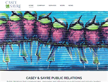 Tablet Screenshot of caseysayre.com